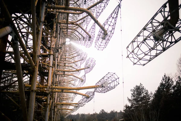 Tchernobyl Duga Ancien Système Radar Soviétique — Photo