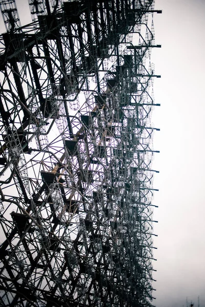 Chernobyl Duga Eski Sovyet Radar Sistemi — Stok fotoğraf