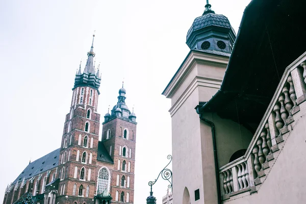 Krakow Poland 2019 Cidade Velha Centro Cracóvia — Fotografia de Stock