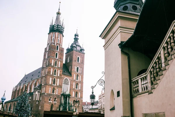 Krakow Poland 2019 Cidade Velha Centro Cracóvia — Fotografia de Stock