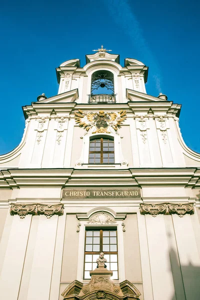Krakow Polonya - 25.11.2019 Krakow 'un merkezinde eski bir kasaba