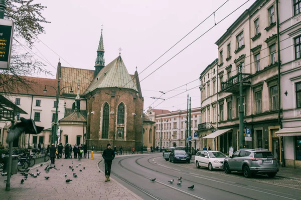 Krakow Poland 2019 Old Town Centre Krakow — Stock Photo, Image