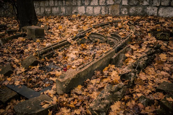 克拉科夫波兰 2019年11月25日Cmentarz Podgrski Stary公墓 — 图库照片