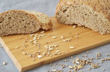 çeşitli ekmek ve rulolar