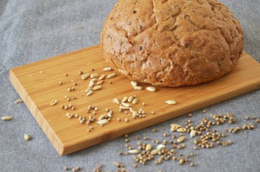 çeşitli ekmek ve rulolar