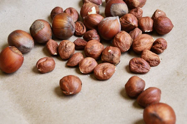 Stilleven met verschillende soorten noten — Stockfoto