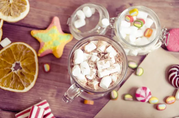 Cacao con malvavisco — Foto de Stock