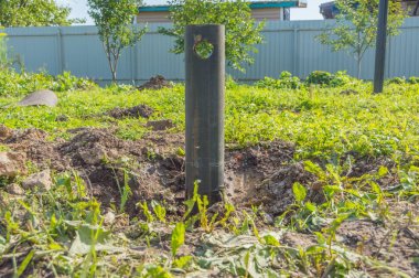 Boru grup Vakfı ev inşaatı için vidalı.