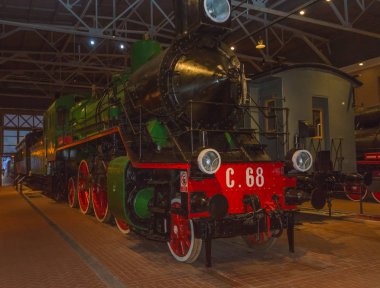 Rusya, Saint-Petersburg, 15, Kasım 2017 - kapalı demiryolu Müzesi, 