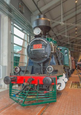 Rusya, Saint-Petersburg, 15, Kasım 2017 - tren ve Lokomotifler,