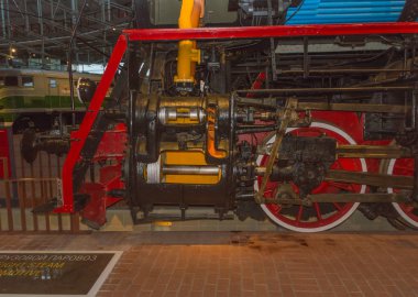 Rusya, Saint-Petersburg, 15, Kasım, 2017 - uzay, demiryolu Müzesi,