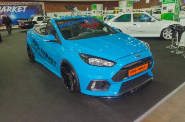 Rusya, Saint Petersburg, 13 Nisan 2018 - dünya araba Sergisi 