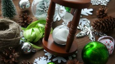 Noel ve yeni yıl arka plan ile hediye.