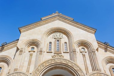 Mimari Detaylar kutsal Trinity Katedrali, (genellikle Sameba da bilinir) Tbilisi, Georgia ülke.