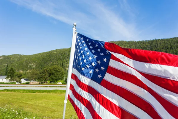 Bandera de los Estados Unidos de América (Bandera de los Estados Unidos o The Stars — Foto de Stock