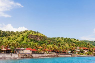 Deniz kenarı, Bali Adası Güney Doğu parçası. Endonezya.