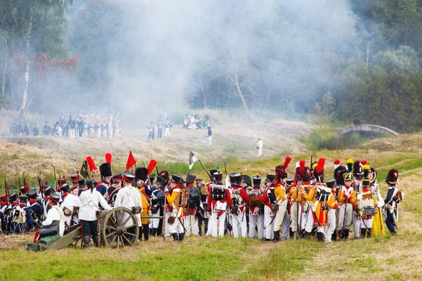 Borodino, Rusya Federasyonu - 02 Eylül 2017 - canlandırma ortasındayken