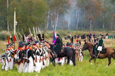 Borodino, Rusya Federasyonu - 02 Eylül 2017 - canlandırma ortasındayken