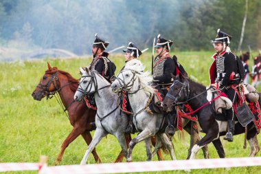 Borodino, Rusya Federasyonu - 02 Eylül 2017 - canlandırma ortasındayken