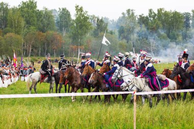 Borodino, Rusya Federasyonu - 02 Eylül 2017 - canlandırma ortasındayken