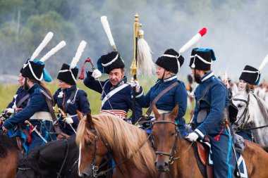 Borodino, Rusya Federasyonu - 02 Eylül 2017 - canlandırma ortasındayken