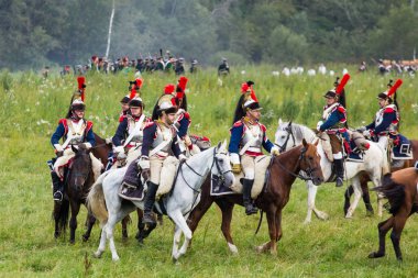 Borodino, Rusya Federasyonu - 02 Eylül 2017 - canlandırma ortasındayken
