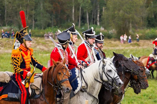 Borodino, Rusya Federasyonu - 02 Eylül 2017 - canlandırma ortasındayken