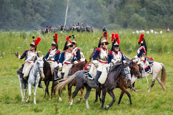 Borodino, Rusya Federasyonu - 02 Eylül 2017 - canlandırma ortasındayken
