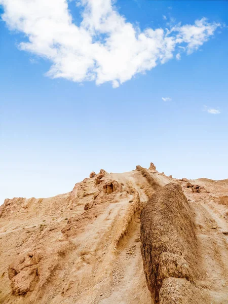 Rocas del oasis Chebika, famoso hito en el desierto del Sahara. Túnez . — Foto de Stock