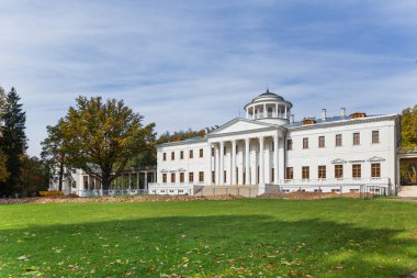 Ostafyevo Manor. Ana bina park ortasında. Moscow region, Rusya Federasyonu.