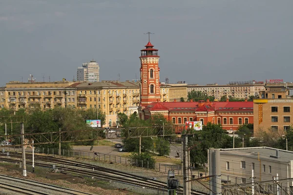 Torre dos bombeiros em Volgograd . — Fotografia de Stock