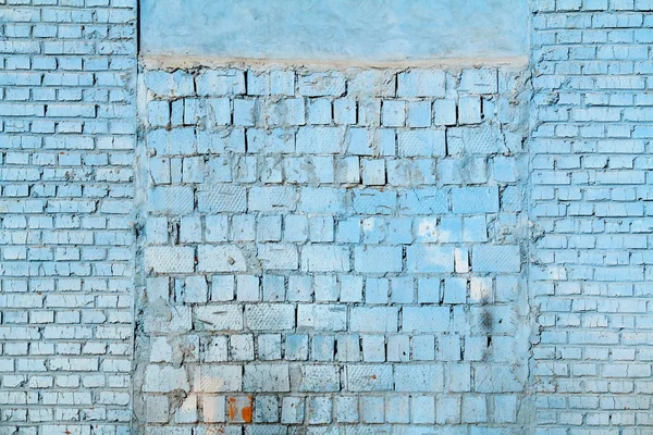 Niebieski nieczysty Cegła wal — Zdjęcie stockowe
