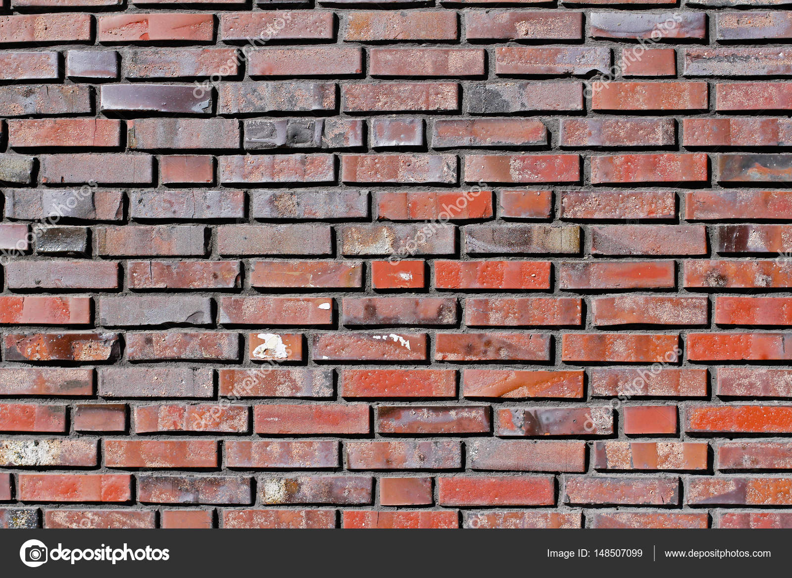Brick Wall With Grey And Red Bricks Background Texture Stock Photo C Yulyao
