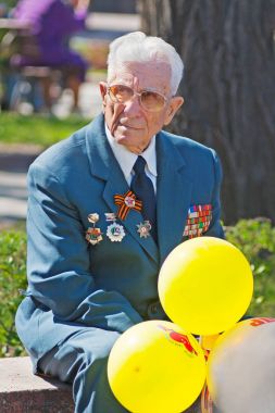İkinci Dünya Savaşı gazisi Volgograd Balonlu portresi