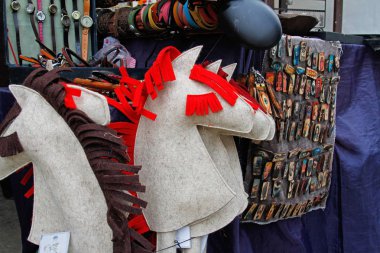 Beyaz at başı Stick Rus ulusal Festivali 