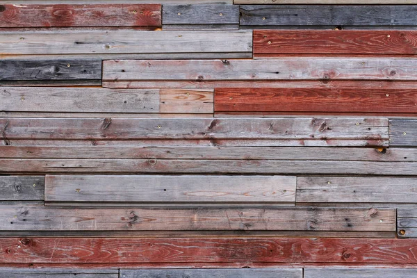 Antigua pared de madera colorida — Foto de Stock