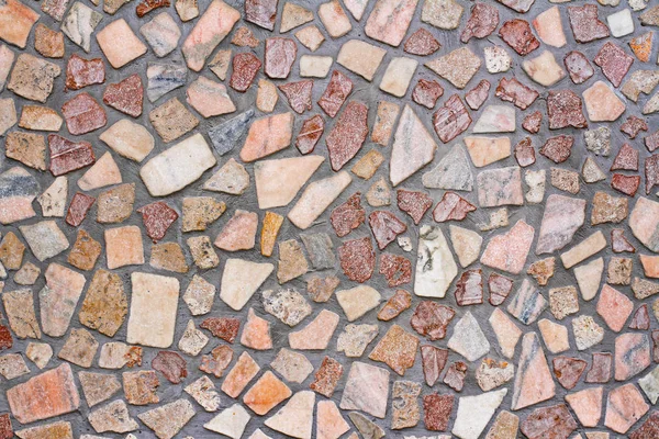 Ściana Małych Kamieni Jako Tło Tekstura — Zdjęcie stockowe