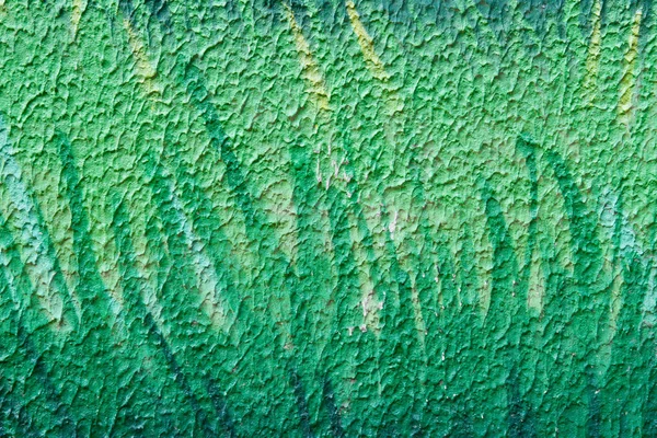 Mur Décoratif Peint Vert Comme Fond Texture — Photo