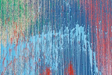 Arka plan veya doku olarak çok renkli sıçrama ile boyanmış profil kaplaması