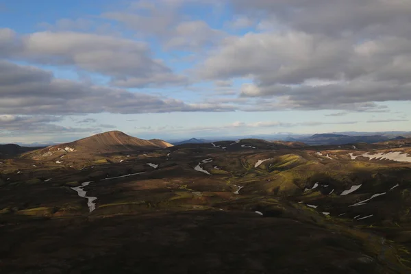 Unique Icelandic Views Helicopter — Stock Photo, Image