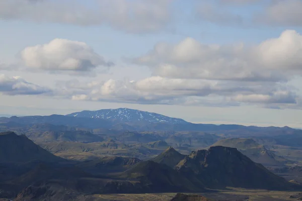 Uniek Ijslands Uitzicht Vanuit Helikopter — Stockfoto