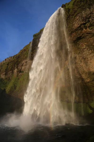 Захватывающие Дух Исландские Водопады — стоковое фото
