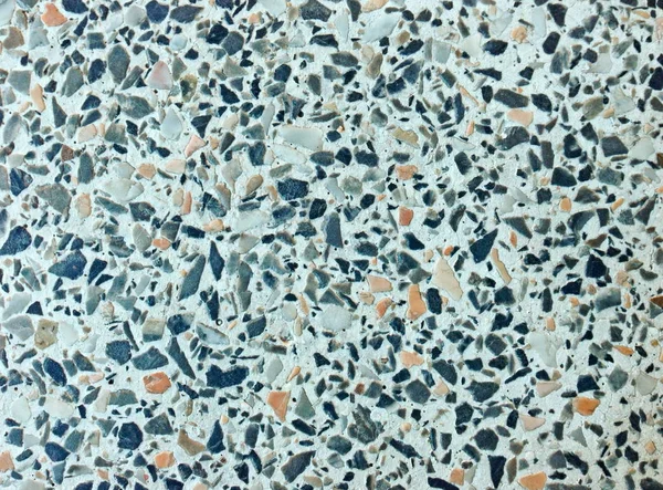 Διαμορφωμένο υφή Terrazzo δάπεδο, γυαλισμένο πέτρα μοτίβο backgro — Φωτογραφία Αρχείου