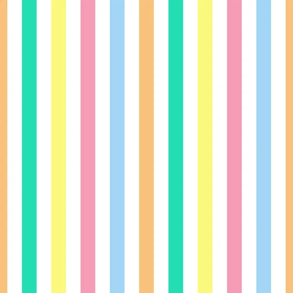 Seamless Mönster Stripe Färgglada Pastellfärger Vertikala Mönster Stripe Abstrakt Bakgrund — Stock vektor