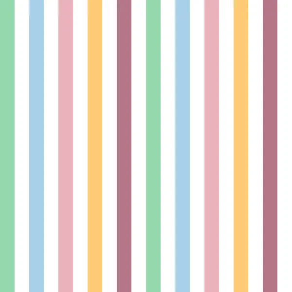 Nahtlose Musterstreifen Bunte Pastellfarben Vertikale Muster Streifen Abstrakt Hintergrund Vektor — Stockvektor