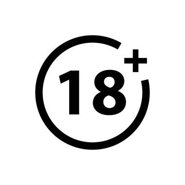 Web tasarım, logo, bilgi grafiği ve Ui için beyaz arkaplanda 18 'den fazla simge vektörü izole et. resimleme