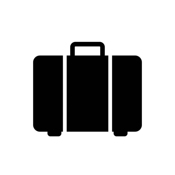 グラフィックデザイン ウェブサイト ソーシャルメディア モバイルアプリ Uiイラストのためのスーツケースアイコンベクトル — ストックベクタ