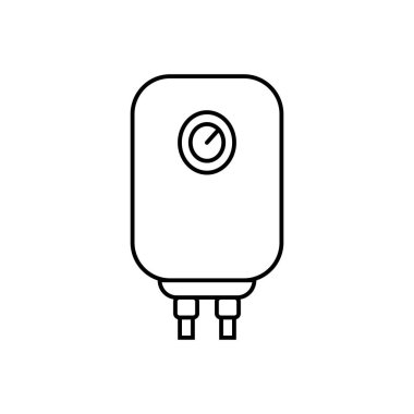 Kazan suyu ısıtıcısı grafik tasarım, logo, web sitesi, sosyal medya, mobil uygulama, ui illüstrasyon için ikon vektörü