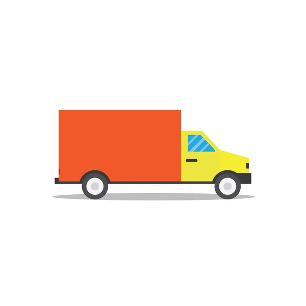 Levering Truck Service Logistiek Concept Voor Grafisch Ontwerp Logo Website — Stockvector