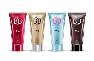 BB paketleri farklı renkte krem